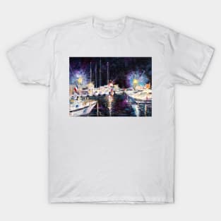 Harbor Lights of Empuriabrava T-Shirt